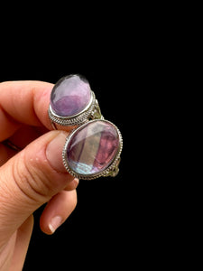 Fluorite Adjustable Ring