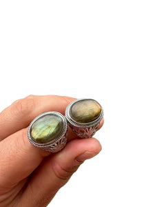 Labradorite Gold/Green Flash
