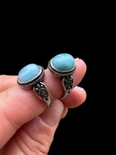 Larimar Adjustable Ring