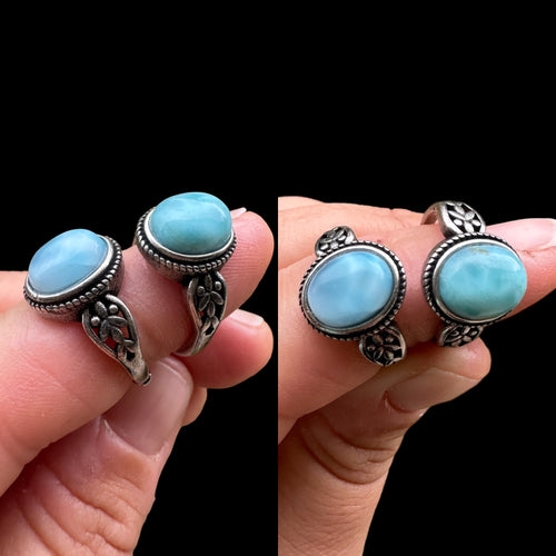 Larimar Adjustable Ring