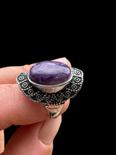 Charoite Adjustable Ring