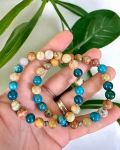 Crazy Lace Agate & Apatite