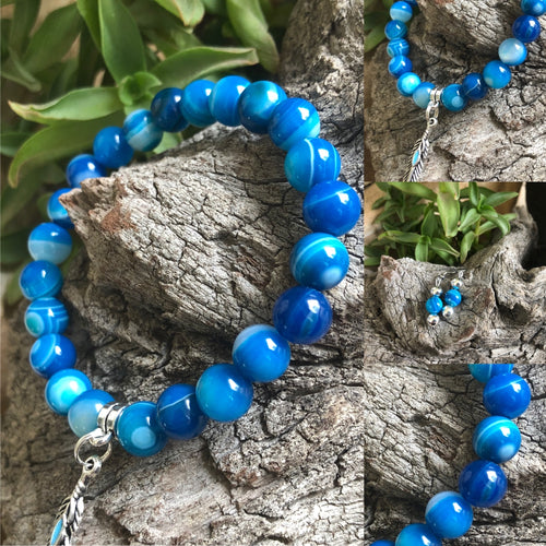 Blue Striped Agate